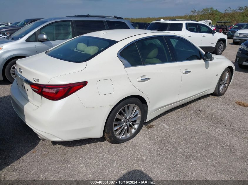 2019 Infiniti Q50 3.0T Luxe VIN: JN1EV7AP0KM512819 Lot: 40551397