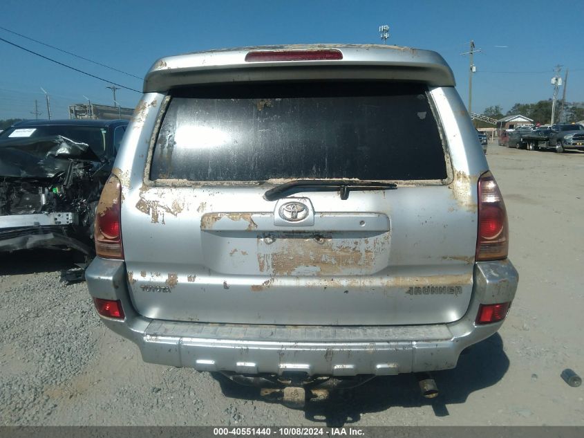 2005 Toyota 4Runner Sr5 V8 VIN: JTEBT14R358028748 Lot: 40551440