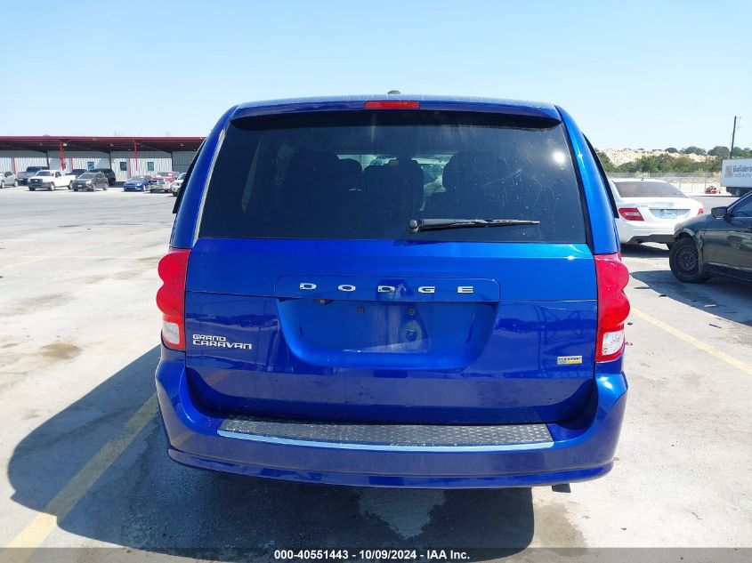 2019 Dodge Grand Caravan Se VIN: 2C4RDGBG9KR698826 Lot: 40551443