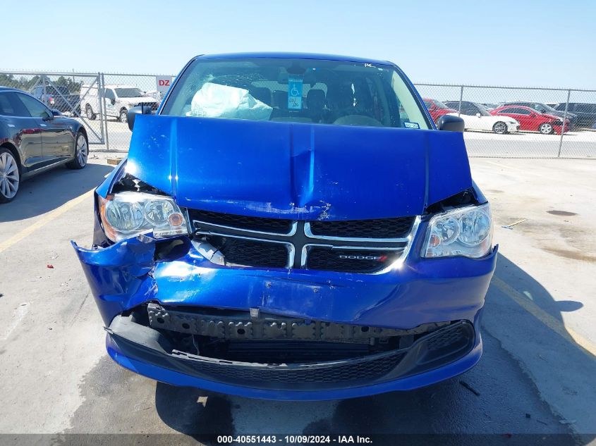 2019 Dodge Grand Caravan Se VIN: 2C4RDGBG9KR698826 Lot: 40551443