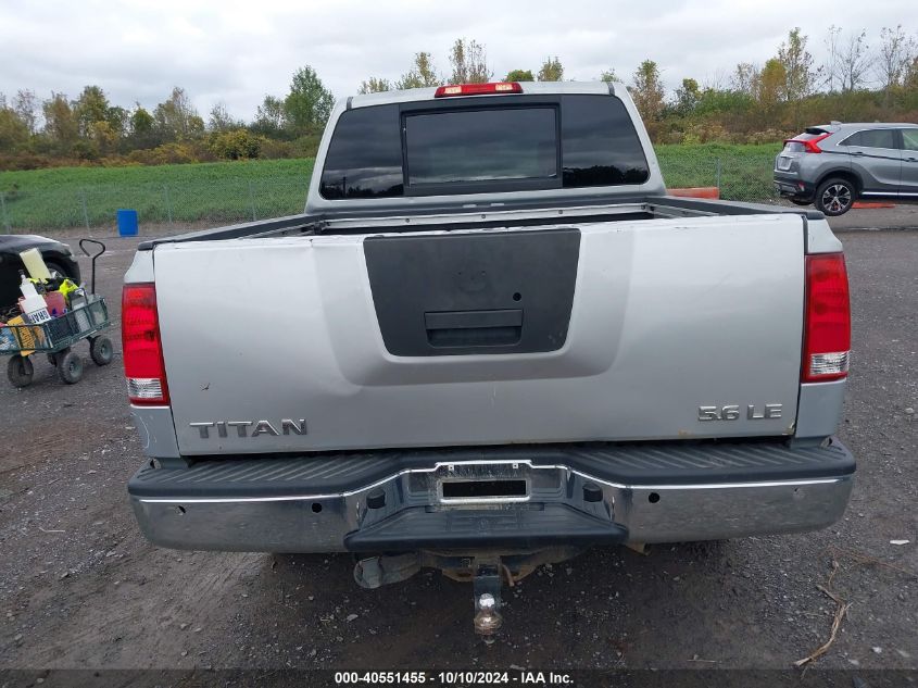 2007 Nissan Titan Le VIN: 1N6AA07B07N231841 Lot: 40551455