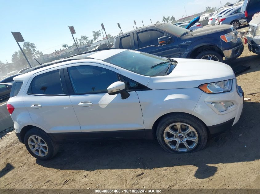 2020 Ford Ecosport Se VIN: MAJ3S2GE0LC347843 Lot: 40551463