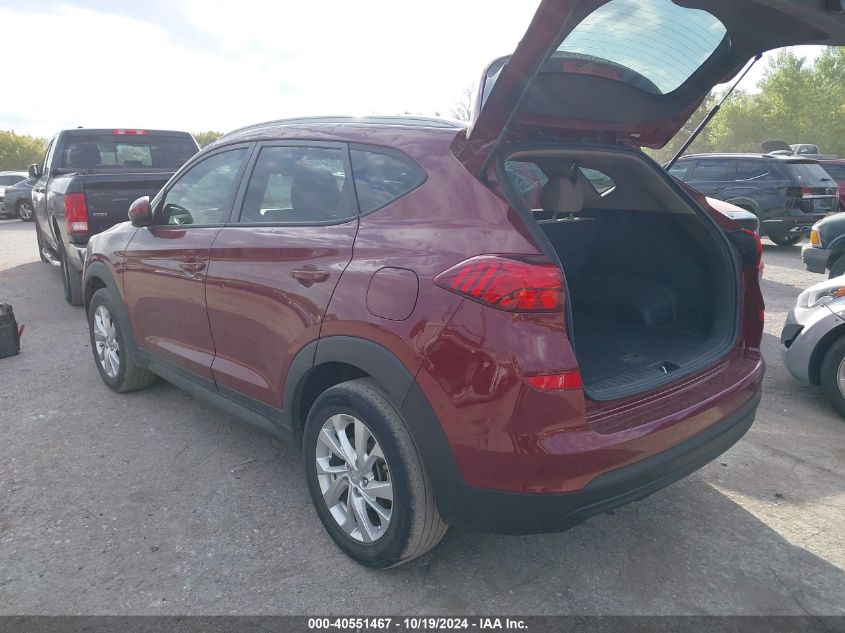 2019 Hyundai Tucson Limited/Sel/Sport/Ultimat VIN: KM8J33A4XKU049647 Lot: 40551467