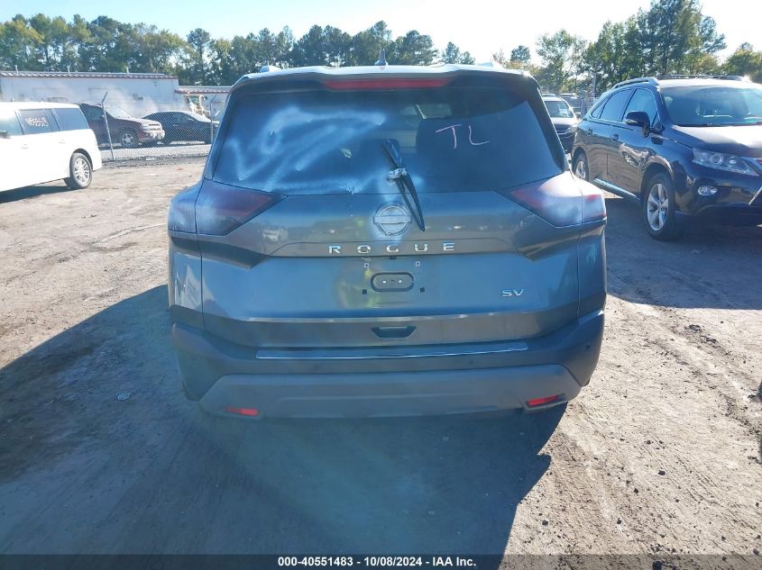 2022 Nissan Rogue Sv Fwd VIN: 5N1BT3BA8NC709302 Lot: 40551483