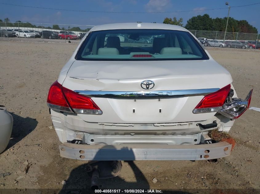 2011 Toyota Avalon Limited VIN: 4T1BK3DB2BU403713 Lot: 40551517