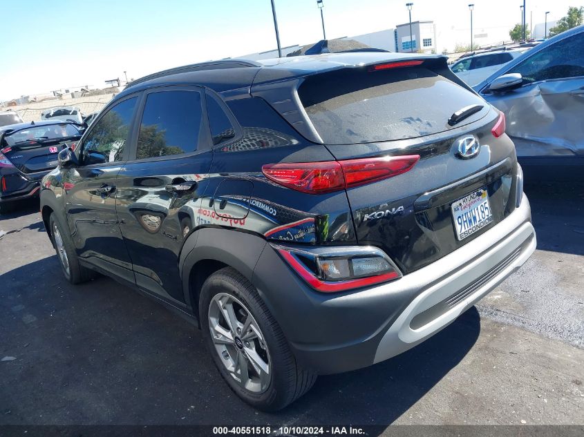 2023 Hyundai Kona Sel VIN: KM8K62AB8PU058438 Lot: 40551518