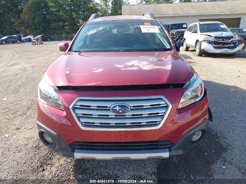 2016 Subaru Outback 3.6R Limited VIN: 4S4BSENC8G3350452 Lot: 40551578