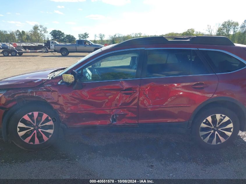 2016 Subaru Outback 3.6R Limited VIN: 4S4BSENC8G3350452 Lot: 40551578