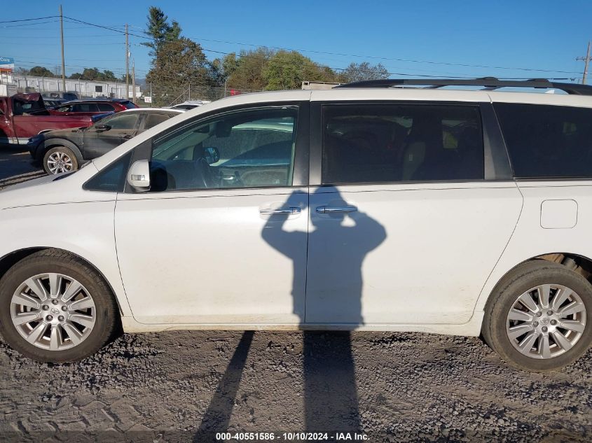 2017 Toyota Sienna Limited Premium 7 Passenger VIN: 5TDYZ3DC6HS900442 Lot: 40551586