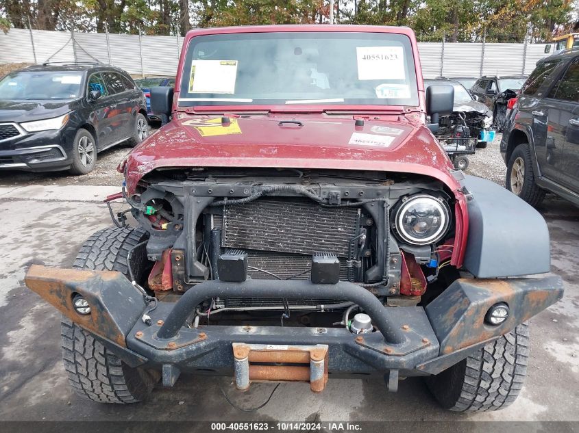 2012 Jeep Wrangler Unlimited Sport VIN: 1C4BJWDG8CL102598 Lot: 40551623