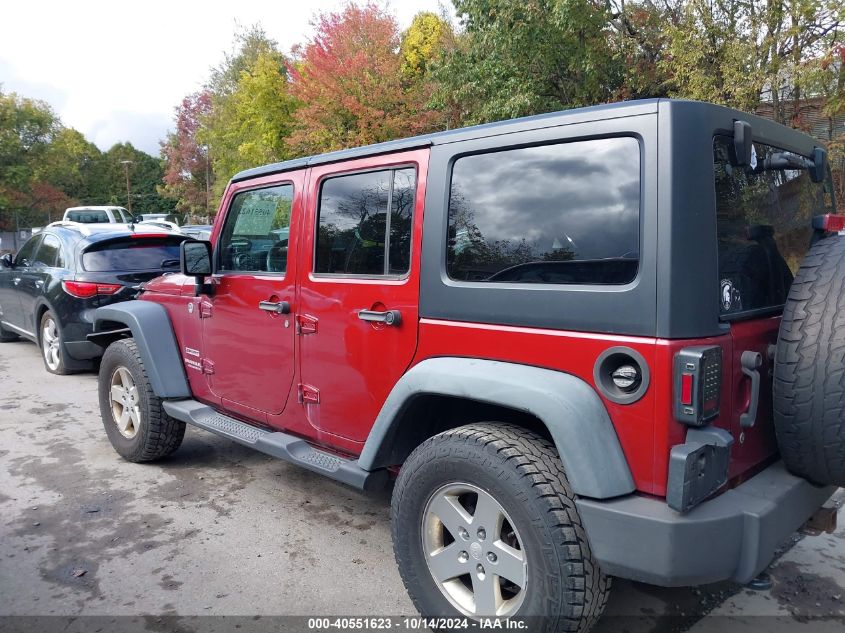 2012 Jeep Wrangler Unlimited Sport VIN: 1C4BJWDG8CL102598 Lot: 40551623