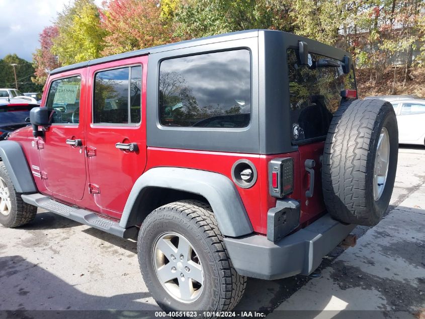 2012 Jeep Wrangler Unlimited Sport VIN: 1C4BJWDG8CL102598 Lot: 40551623