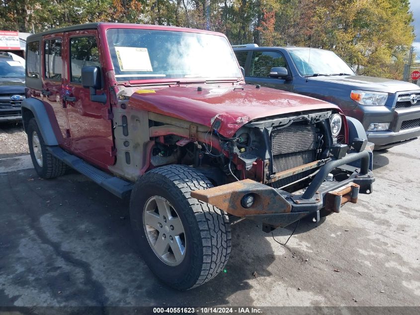 2012 Jeep Wrangler Unlimited Sport VIN: 1C4BJWDG8CL102598 Lot: 40551623