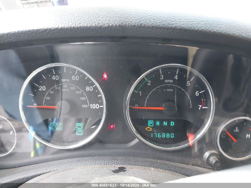 2012 Jeep Wrangler Unlimited Sport VIN: 1C4BJWDG8CL102598 Lot: 40551623