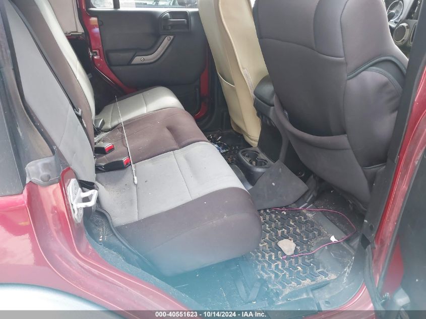 2012 Jeep Wrangler Unlimited Sport VIN: 1C4BJWDG8CL102598 Lot: 40551623