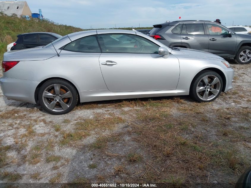 2010 Lexus Is 350C VIN: JTHFE2C25A2503757 Lot: 40551652