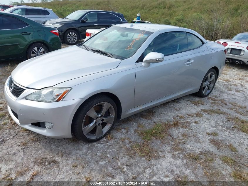 2010 Lexus Is 350C VIN: JTHFE2C25A2503757 Lot: 40551652