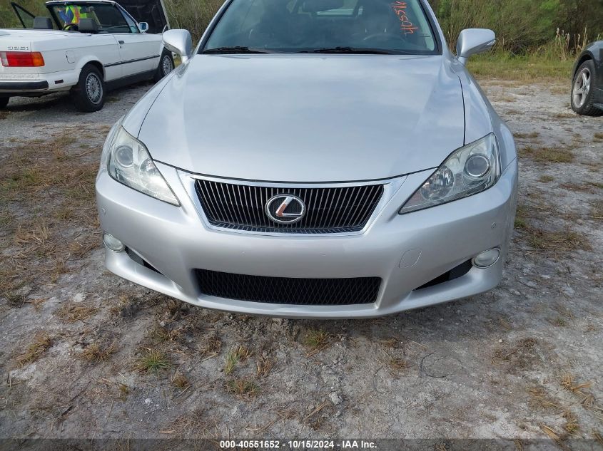 2010 Lexus Is 350C VIN: JTHFE2C25A2503757 Lot: 40551652