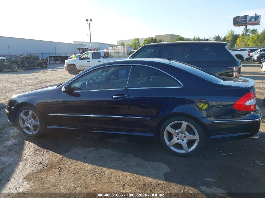 WDBTJ56H59F268250 2009 Mercedes-Benz Clk-Class 3.5L