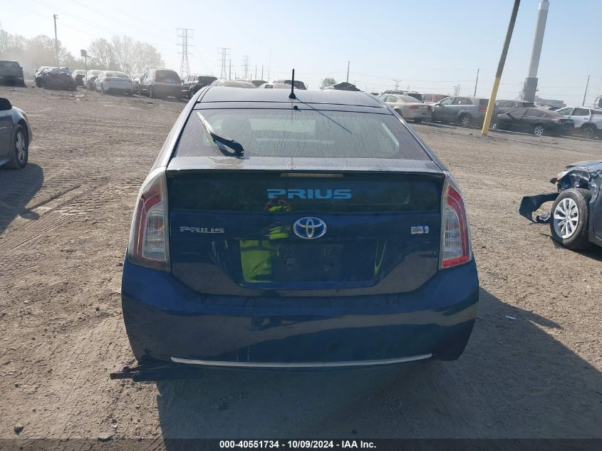 2014 Toyota Prius Two VIN: JTDKN3DU3E0392407 Lot: 40551734