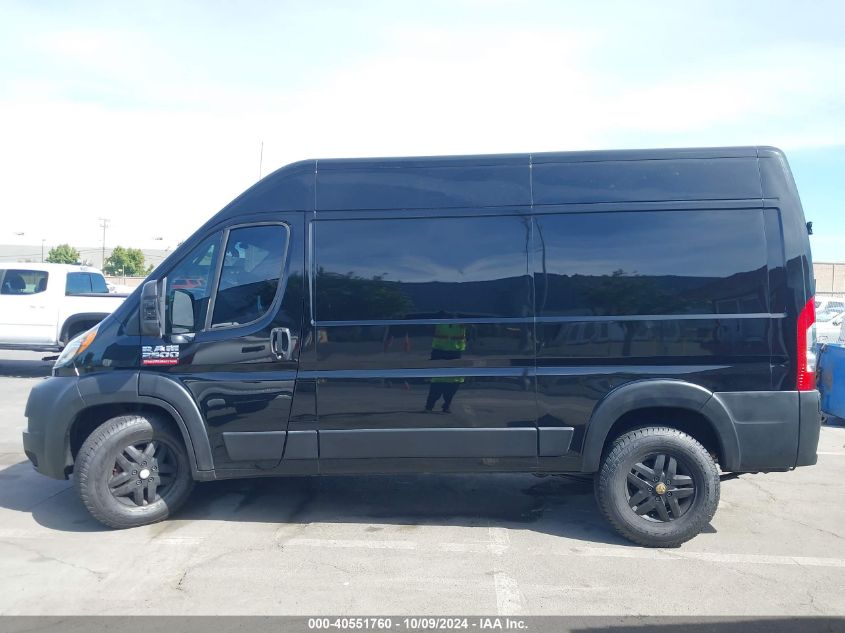 2021 Ram Promaster 2500 High Roof 136 Wb VIN: 3C6LRVCG4ME579247 Lot: 40551760