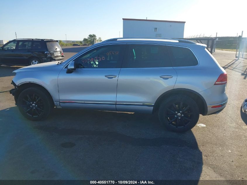 2015 Volkswagen Touareg V6 VIN: WVGEF9BP3FD006651 Lot: 40551770