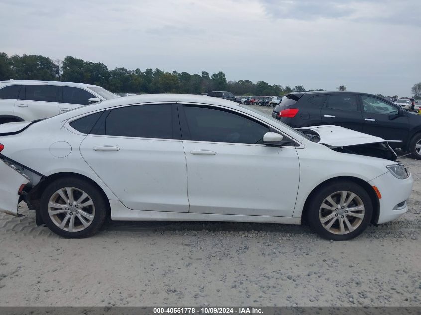 2015 Chrysler 200 Limited VIN: 1C3CCCAB8FN688478 Lot: 40551778