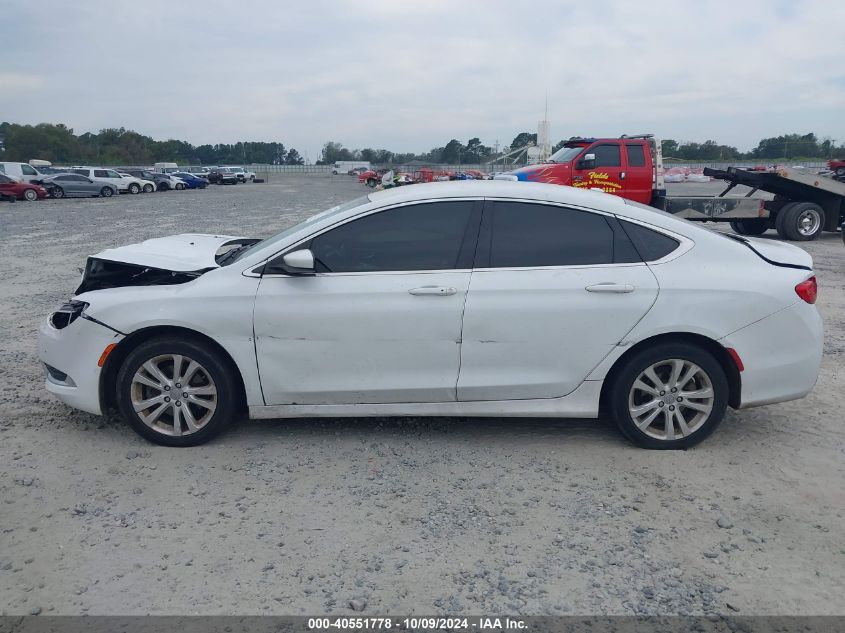 2015 Chrysler 200 Limited VIN: 1C3CCCAB8FN688478 Lot: 40551778