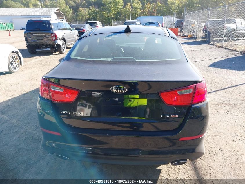 2014 Kia Optima Ex VIN: 5XXGN4A77EG276071 Lot: 40551818