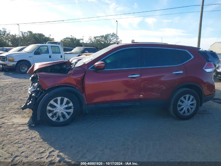 2014 Nissan Rogue S/Sl/Sv VIN: 5N1AT2MT4EC849805 Lot: 40551820