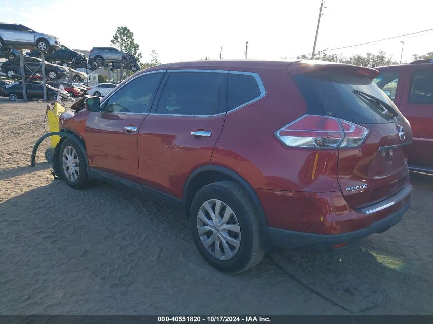 2014 Nissan Rogue S/Sl/Sv VIN: 5N1AT2MT4EC849805 Lot: 40551820