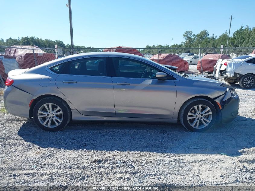 2015 Chrysler 200 Limited VIN: 1C3CCCAB6FN638050 Lot: 40551821