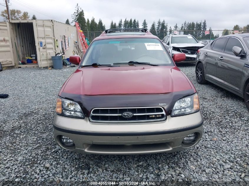 2002 Subaru Outback H6-3.0 L.l. Bean Edition VIN: 4S3BH806727664245 Lot: 40551844