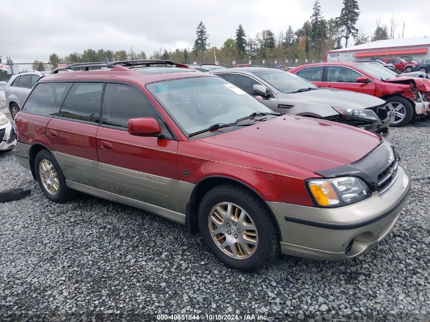 4S3BH806727664245 2002 Subaru Outback H6-3.0 L.l. Bean Edition