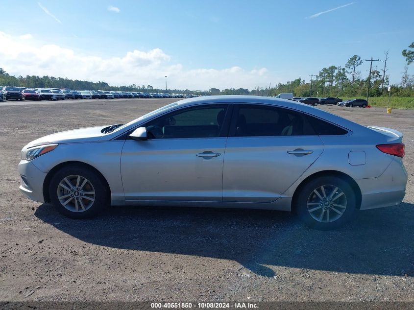 5NPE24AF4HH448198 2017 Hyundai Sonata Se