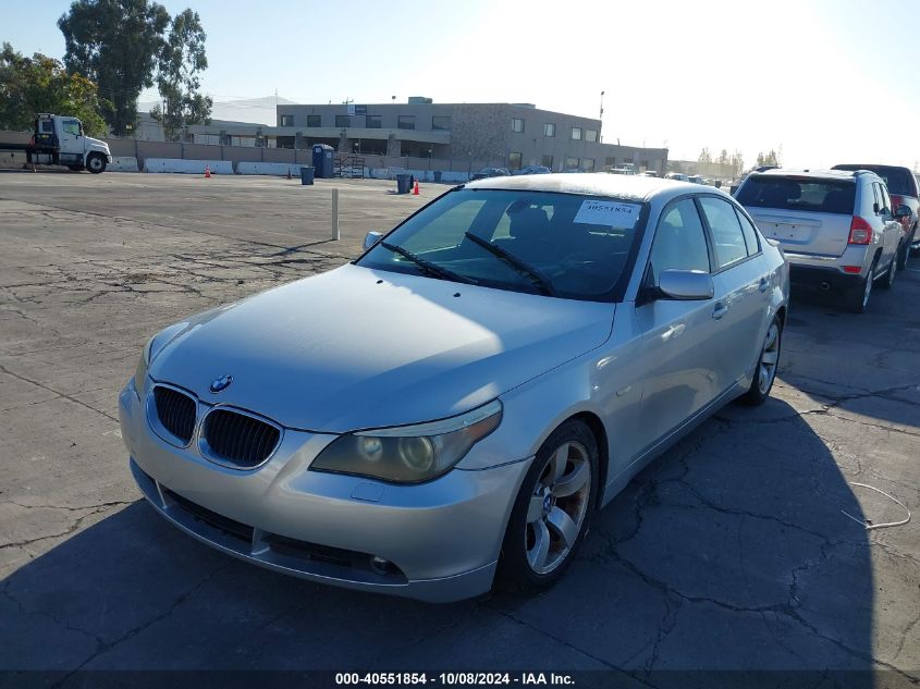 2004 BMW 530I VIN: WBANA73554B812923 Lot: 40551854