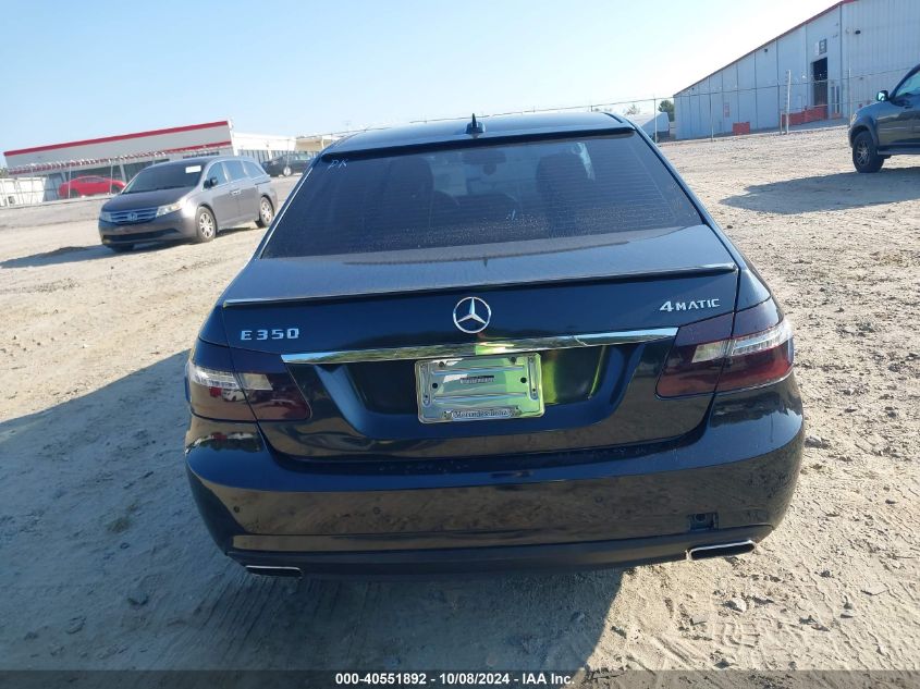 2011 Mercedes-Benz E 350 4Matic VIN: WDDHF8HB8BA481656 Lot: 40551892