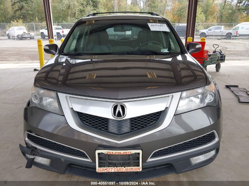 2012 Acura Mdx Advance Package VIN: 2HNYD2H61CH537014 Lot: 40551897