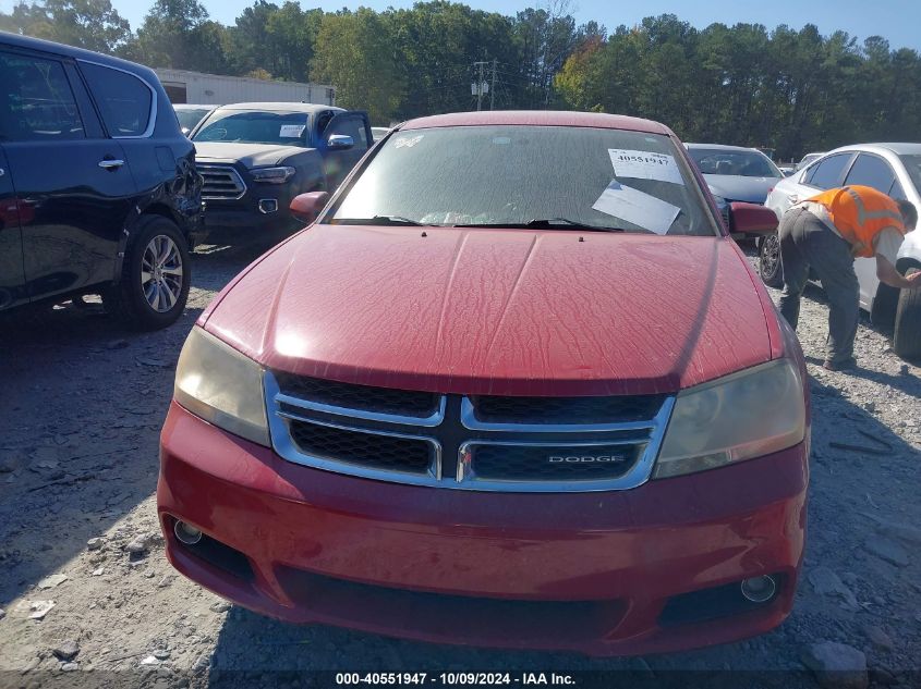 2011 Dodge Avenger Lux VIN: 1B3BD2FB2BN551958 Lot: 40551947