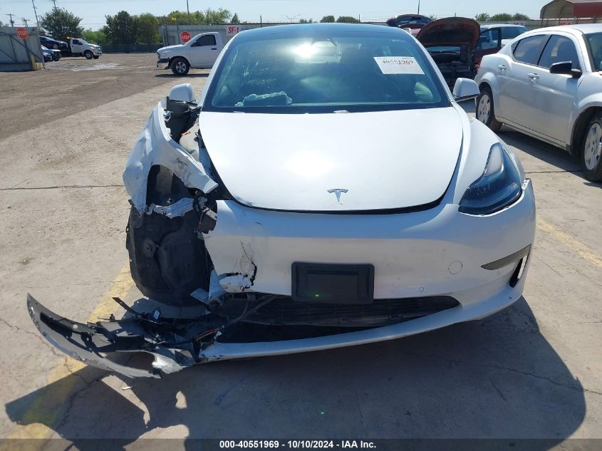 2021 Tesla Model 3 Standard Range Plus Rear-Wheel Drive VIN: 5YJ3E1EA0MF023016 Lot: 40551969