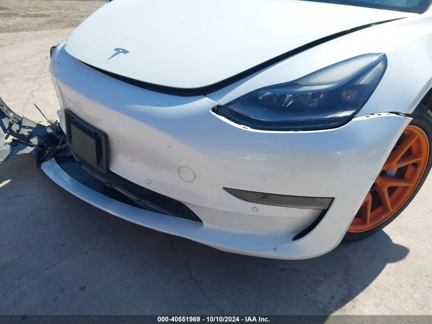 2021 Tesla Model 3 Standard Range Plus Rear-Wheel Drive VIN: 5YJ3E1EA0MF023016 Lot: 40551969