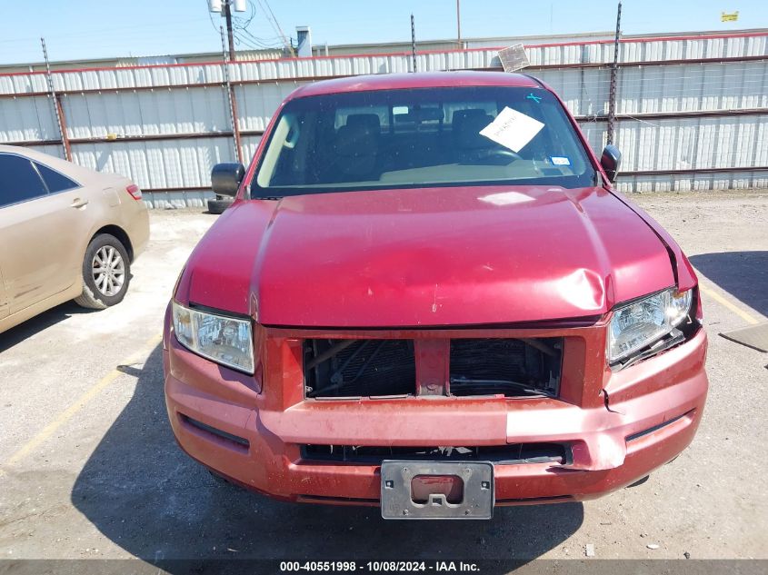 2006 Honda Ridgeline Rt VIN: 2HJYK16266H539606 Lot: 40551998