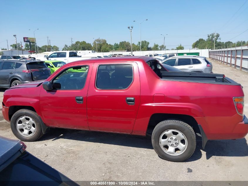 2006 Honda Ridgeline Rt VIN: 2HJYK16266H539606 Lot: 40551998