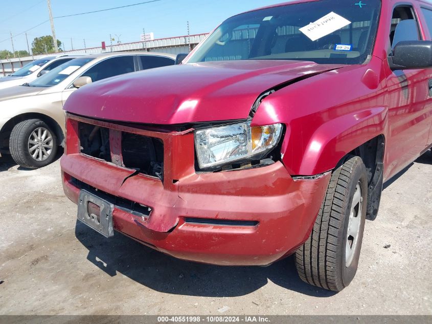 2006 Honda Ridgeline Rt VIN: 2HJYK16266H539606 Lot: 40551998