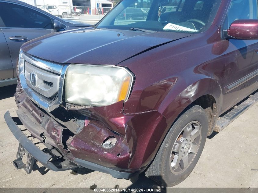 2011 Honda Pilot Touring VIN: 5FNYF3H90BB039133 Lot: 40552014