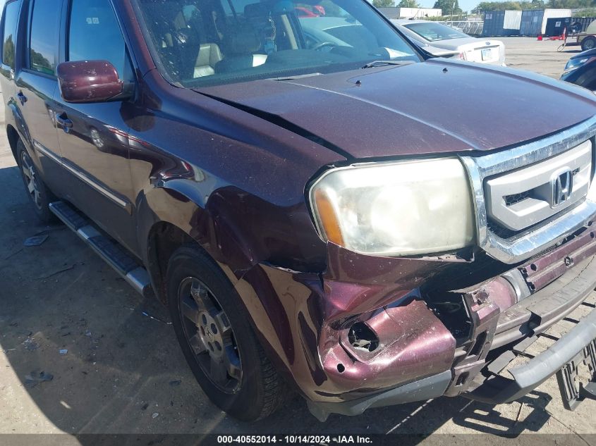 2011 Honda Pilot Touring VIN: 5FNYF3H90BB039133 Lot: 40552014