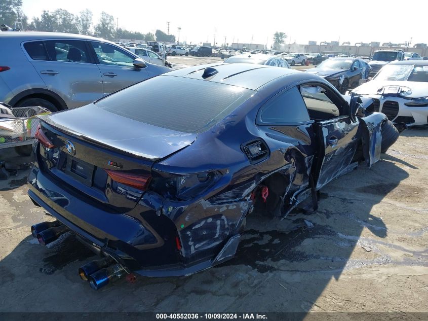 2021 BMW M4 COMPETITION VIN: WBS33AZ06MCG47399