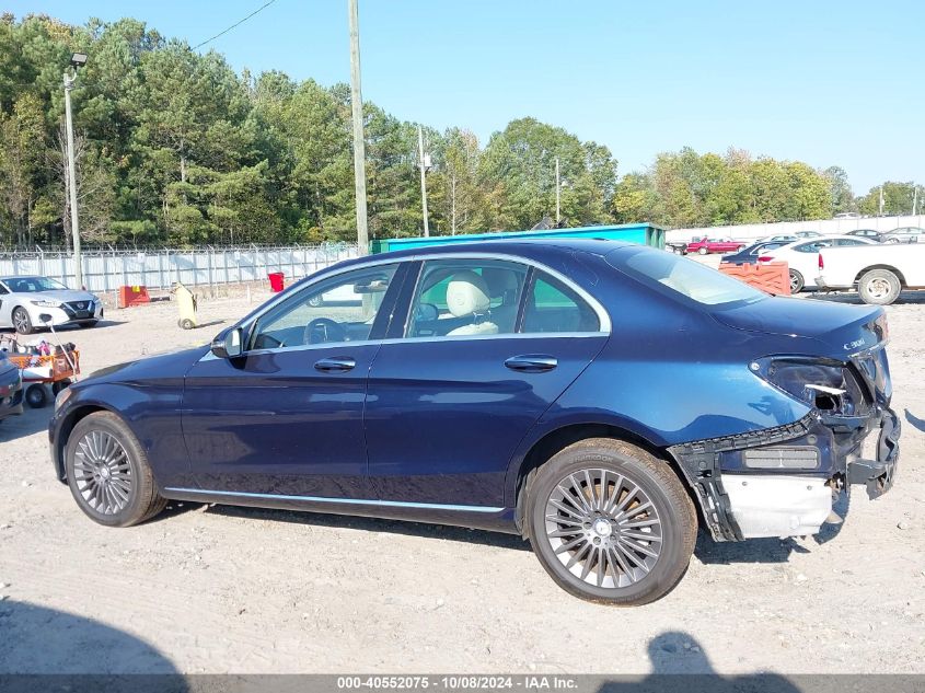 2016 Mercedes-Benz C 300 4Matic/Luxury 4Matic/Sport 4Matic VIN: 55SWF4KB0GU160193 Lot: 40552075