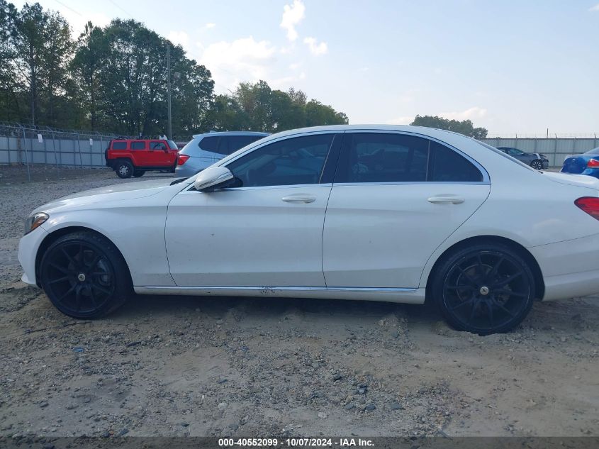 2015 Mercedes-Benz C 300 4Matic/Luxury 4Matic/Sport 4Matic VIN: 55SWF4KB5FU016976 Lot: 40552099