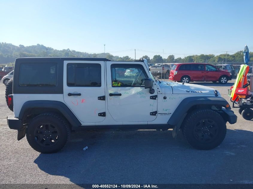 2015 Jeep Wrangler Unlimited Sport VIN: 1C4BJWDG9FL634818 Lot: 40552124